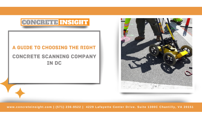 Concrete Scanning Company In DC | Concrete Insight